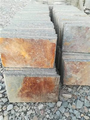 天然頁巖文化石馬賽克拼花與流水石 加工與安裝設(shè)計全解析