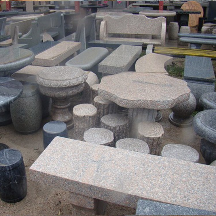 異形石材加工藝術(shù) 花崗巖異型石材、雕刻與石桌石椅的精致工藝