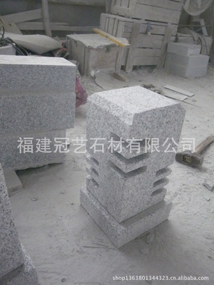 福建冠藝石材 專業(yè)加工定制戶外園林景觀與各造型車止石、燈飾燈籠，質(zhì)量保證價(jià)格合理